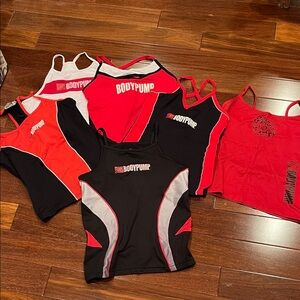 BodyPump Athletic Tank Tops Selling all 6 together